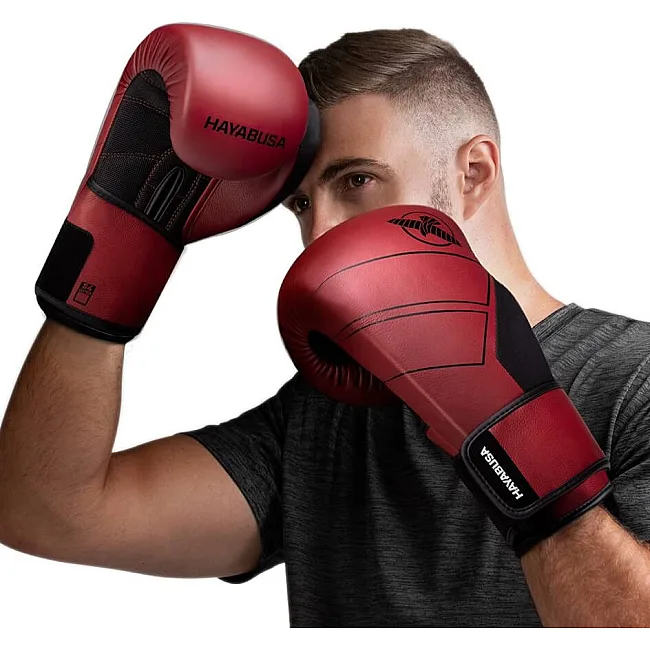 Перчатки для бокса Hayabusa S4 Leather Red