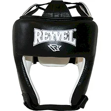 Шлем боксерский Reyvel вид 1 (кожа)