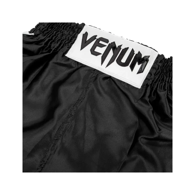 Детские шорты для бокса Venum Elite Boxing Shorts Black White