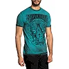 Футболка AFFLICTION Historic Iron A24291 Jade Blue
