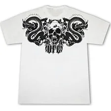 Футболка UFC Skull Dragon White