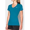 Женская футболка Under Armour Womens Slub V-Neck Aqua Blue
