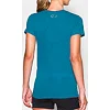 Женская футболка Under Armour Womens Slub V-Neck Aqua Blue