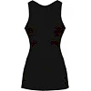 Майка женская Bad Girl Ribbed Vest Black-Blue