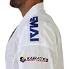 Кимоно для карате "JIN KUMITE GI ELITE" с лицензией WKF (синие полосы на плечах) (белый) SMAI AS-034B