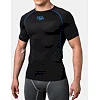 Компрессионная футболка Peresvit Air Motion Black Blue Short Sleeve