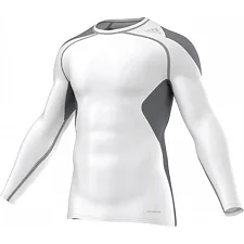 Кофта Adidas TechFit (білий-сірий, S19451)