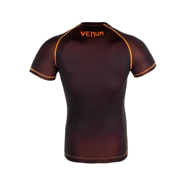 Компрессионная футболка VENUM Contender 3.0s Short Sleeve Black/Orange