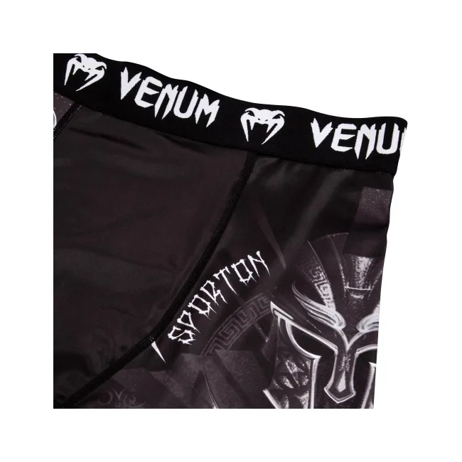 Компрессионные шорты Venum Gladiator 3.0 Vale Tudo Shorts Black White