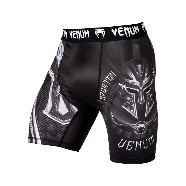 Компрессионные шорты Venum Gladiator 3.0 Vale Tudo Shorts Black White