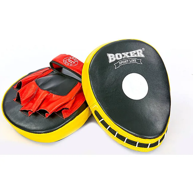 Лапы боксерские Boxer (кожа)