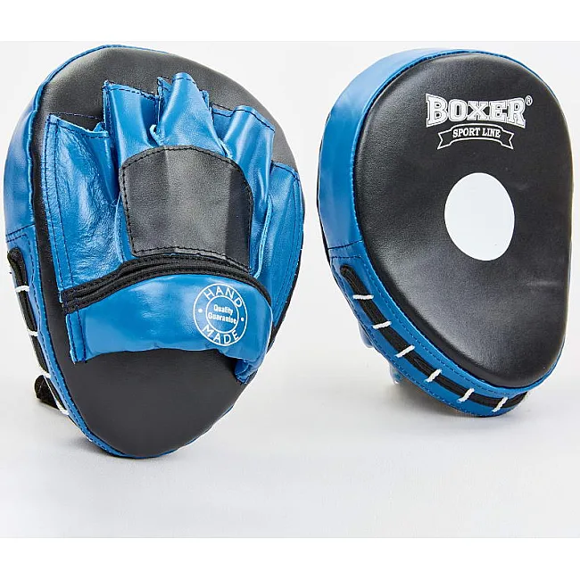 Лапы боксерские Boxer (кожа)