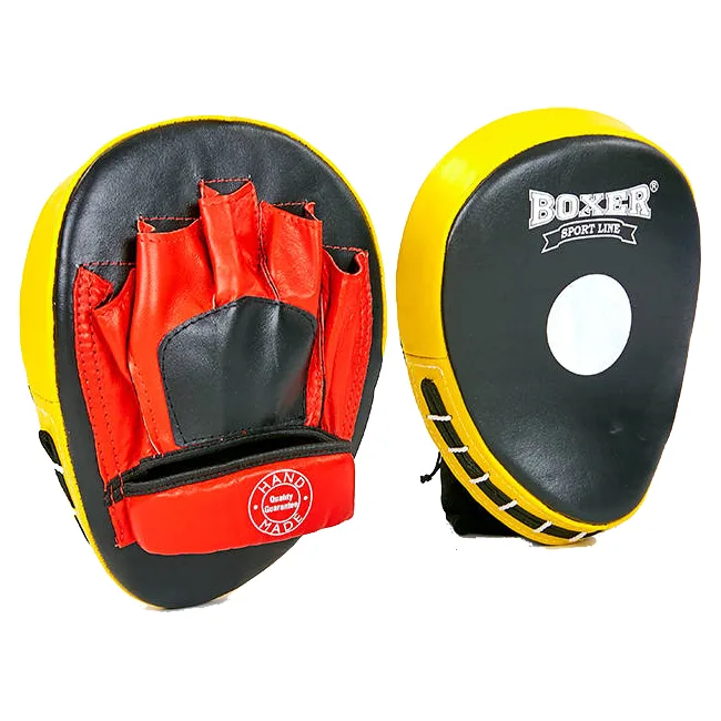Лапы боксерские Boxer (кожа)