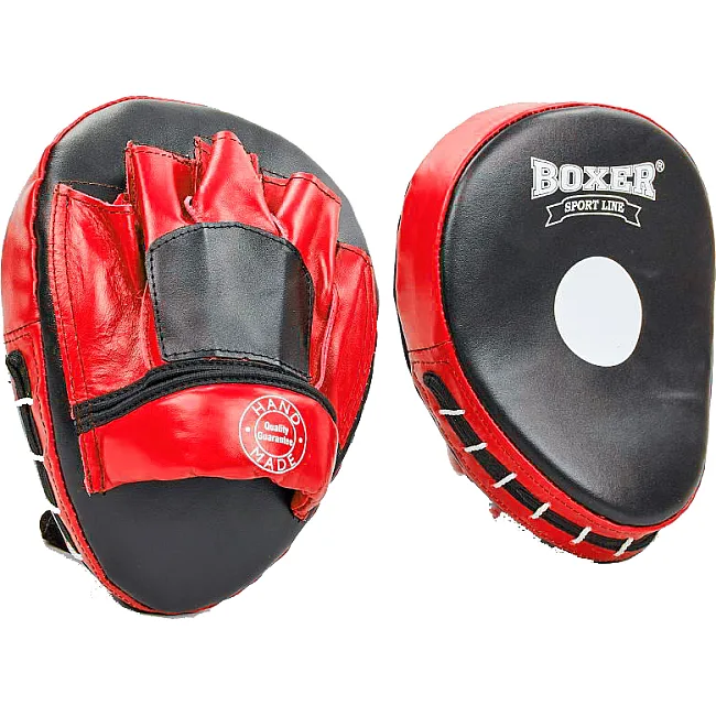 Лапы боксерские Boxer (кожа)