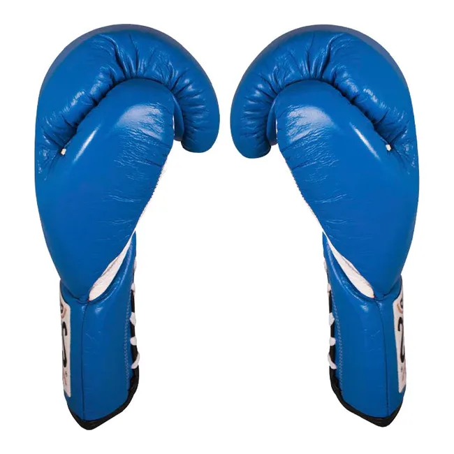 Перчатки для бокса CLETO REYES Official Leather Fight Blue
