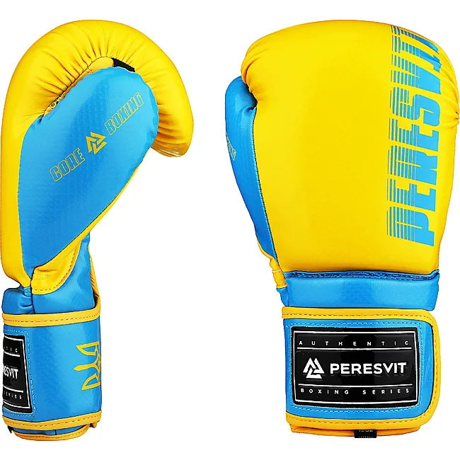 Перчатки для бокса PERESVIT Core Blue Yellow