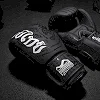 Перчатки для бокса PHANTOM Muay Thai Black (капа в подарок)