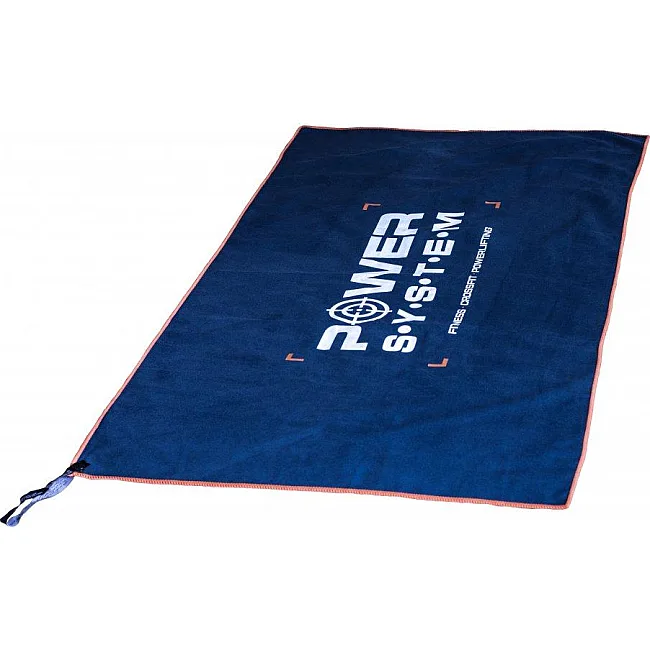 Спортивний рушник POWER SYSTEM PS-7005 Gym Towel (100x50см.) Темно-синій