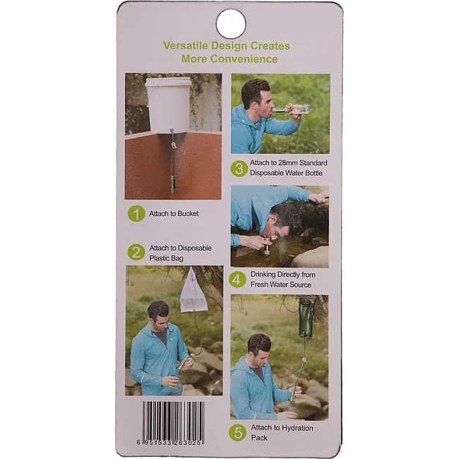 Туристический портативный фильтр для воды Miniwell L630 TY-9896