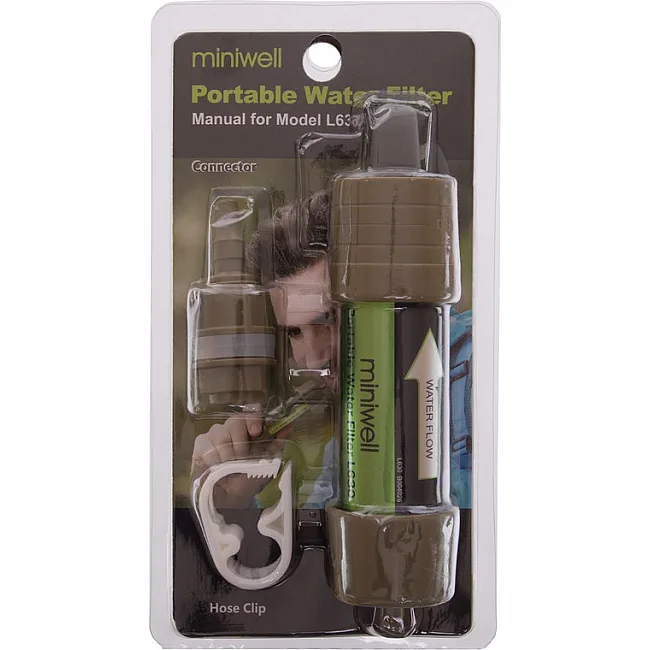 Туристический портативный фильтр для воды Miniwell L630 TY-9896