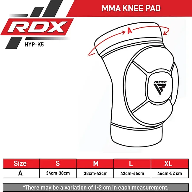Защита колена RDX HУниверсальный iery s K5 Red White