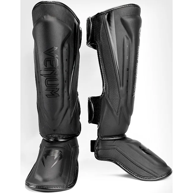 Защитные щитки для ног VENUM Elite Evo Black Black