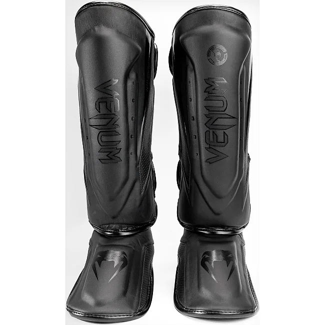 Защитные щитки для ног VENUM Elite Evo Black Black