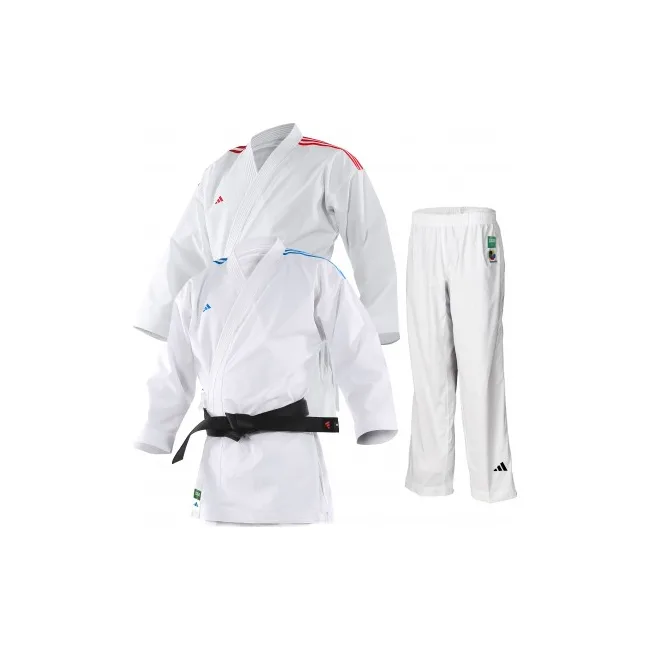 Комплект кімоно Adidas Fighter Slim Fit (2 куртки та 1 штани) (білий) K220DNAKIT