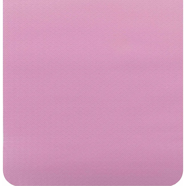 Коврик для йоги и фитнеса TPE двухслойный ZELART FI-1515 183x61x0,4см (Розовый-мятный)