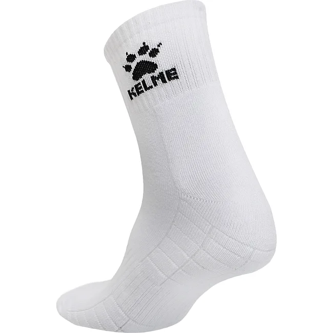 Спортивные носки унисекс высокие KELME CLASSIC K15Z907-9100 размер (Белый)