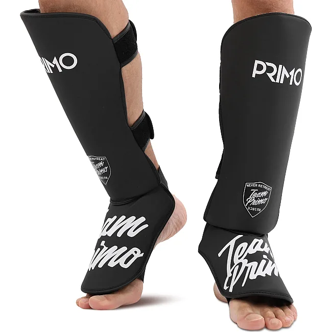 Защитные накладки на ноги Муай Тай, ММА, Кикбоксинг PRIMO REXION FAIRTEX BO-0284 (Черный)