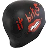 Двухсторонняя шапочка для плавания силиконовая для взрослых MADWAVE It bites reversible M055430 (Черный-золотой)