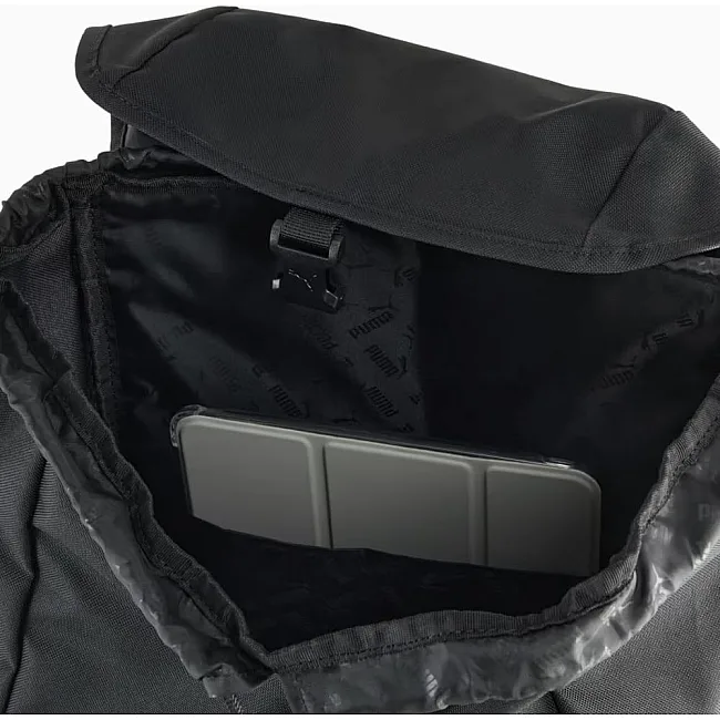 Рюкзак Puma Phase Hooded Backpack 20L черный 46,5 x 27 x 19,5 см