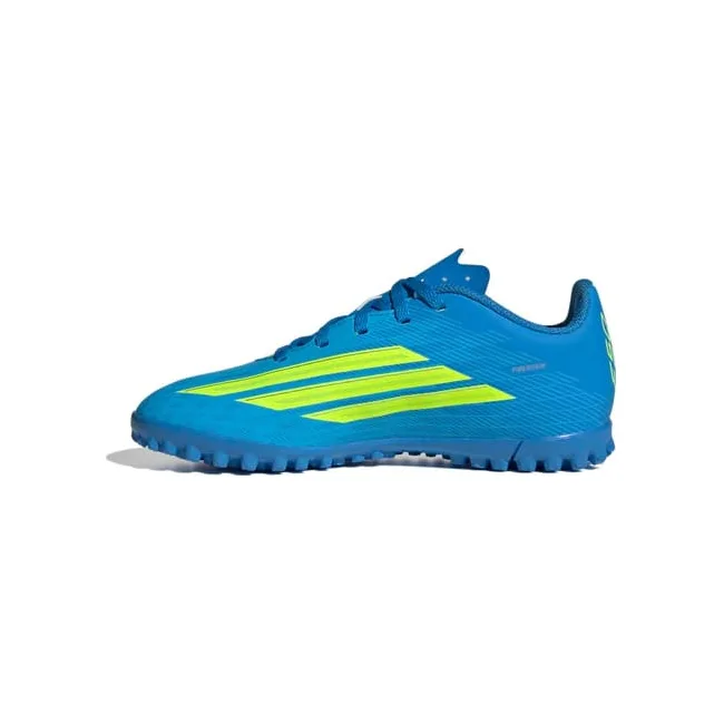 Сороконіжки дитячі ADIDAS F50 CLUB TF J блакитний, жовтий (для дітей)