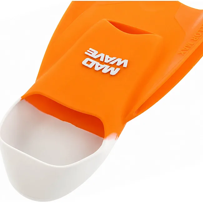 Короткие ласты для тренировок MADWAVE Propellor max M074305 (Оранжевый)