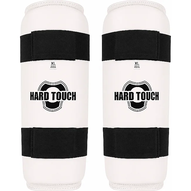 Захист гомілки щитки для тхеквондо HARD TOUCH BO-00136 (Білий)