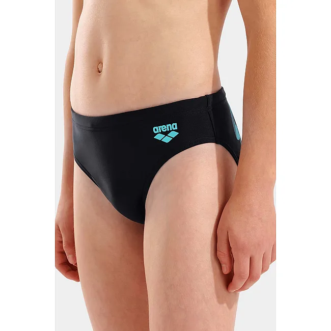 Плавки-слепые для мальчиков Arena TALES SWIM BRIEFS черный, бирюзовый (для детей)