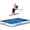 Надувной коврик inSPORTline Aircase 200x140 см, бело-синий