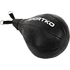 Боксерська груша краплеподібна набивна SPORTKO GK-3 60x35см (Чорний)