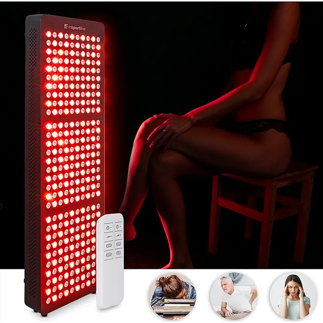 Инфракрасная светодиодная панель inSPORTline Lustar - 300 LED, черная