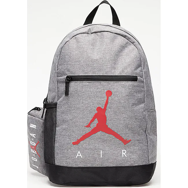 Рюкзак NIKE AIR SCHOOL BACKPACK WITH PENCIL CASE серый 46х30х13см