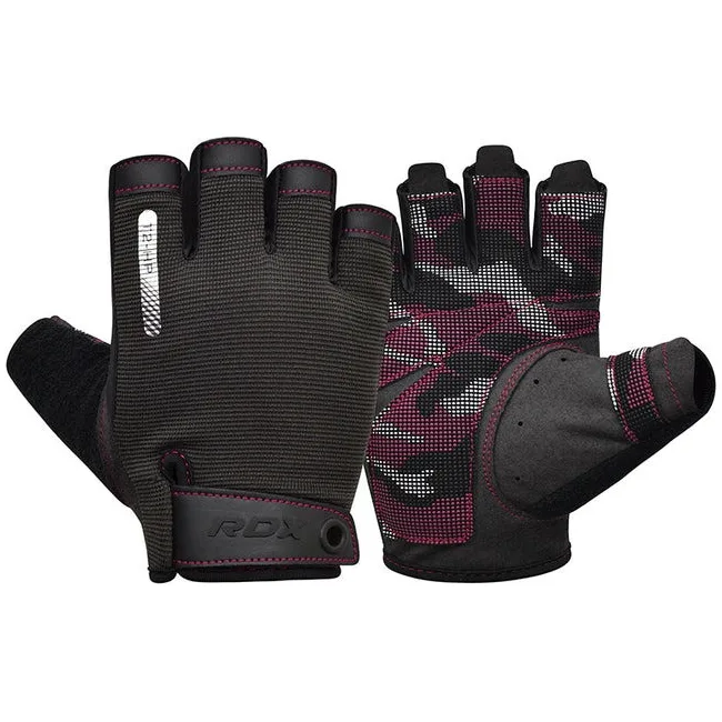 Рукавички для фітнесу RDX T2 Half Pink