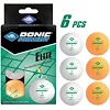 Мячи для настольного тенниса Donic Elite 1звезда 40+ plastic white 6 шт white+orange