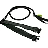 Трос эластичный с поясом MADWAVE SHORT BELT M077104 длина-1,15м (Черный-красный)