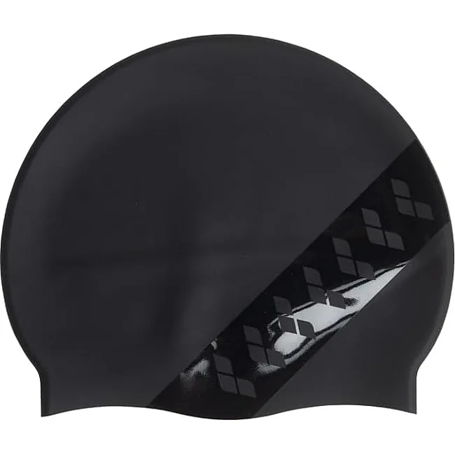 Шапка для плавания Arena ICONS TEAM STRIPE CAP белый, черный OFSM