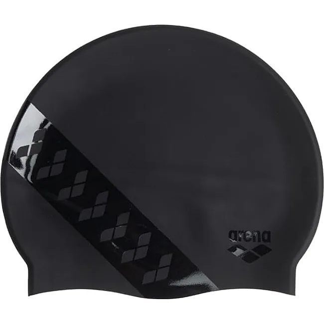 Шапка для плавания Arena ICONS TEAM STRIPE CAP белый, черный OFSM