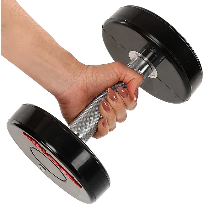 Гантель профессиональная
 с полиуретановым покрытием LIFE FITNESS SC-80081-6 1шт 6кг