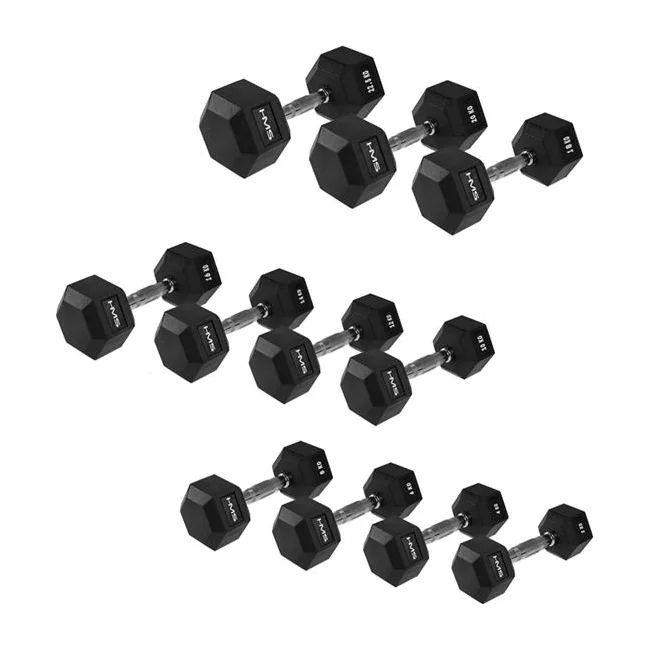 Гантель шестигранна HMS HEX PRO, 2 кг