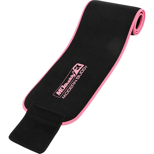 Пояс для похудения
 MDbuddy FI-2636
 110смх20смх3мм (Черный-розовый)
