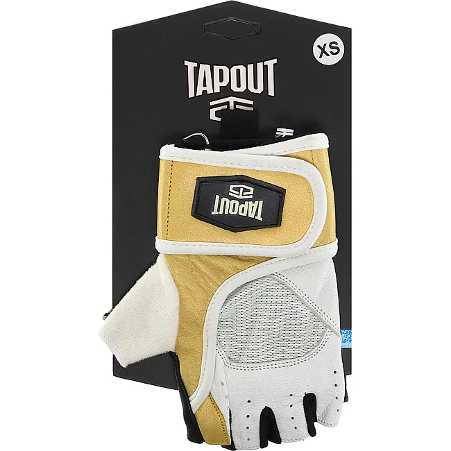Перчатки для фитнеса и тяжелой атлетики TAPOUT SB168513 (Белый-желтый)